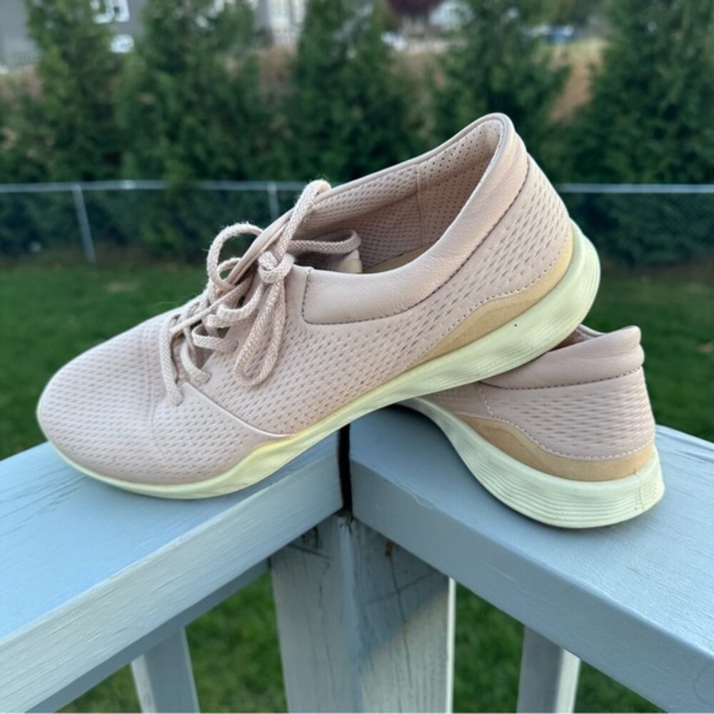 ECCO | S-Lite Spikeless Golf Shoes 2019 Women Eco Yak Leather Rose Dust | Size 9 - Picture 5 of 11
